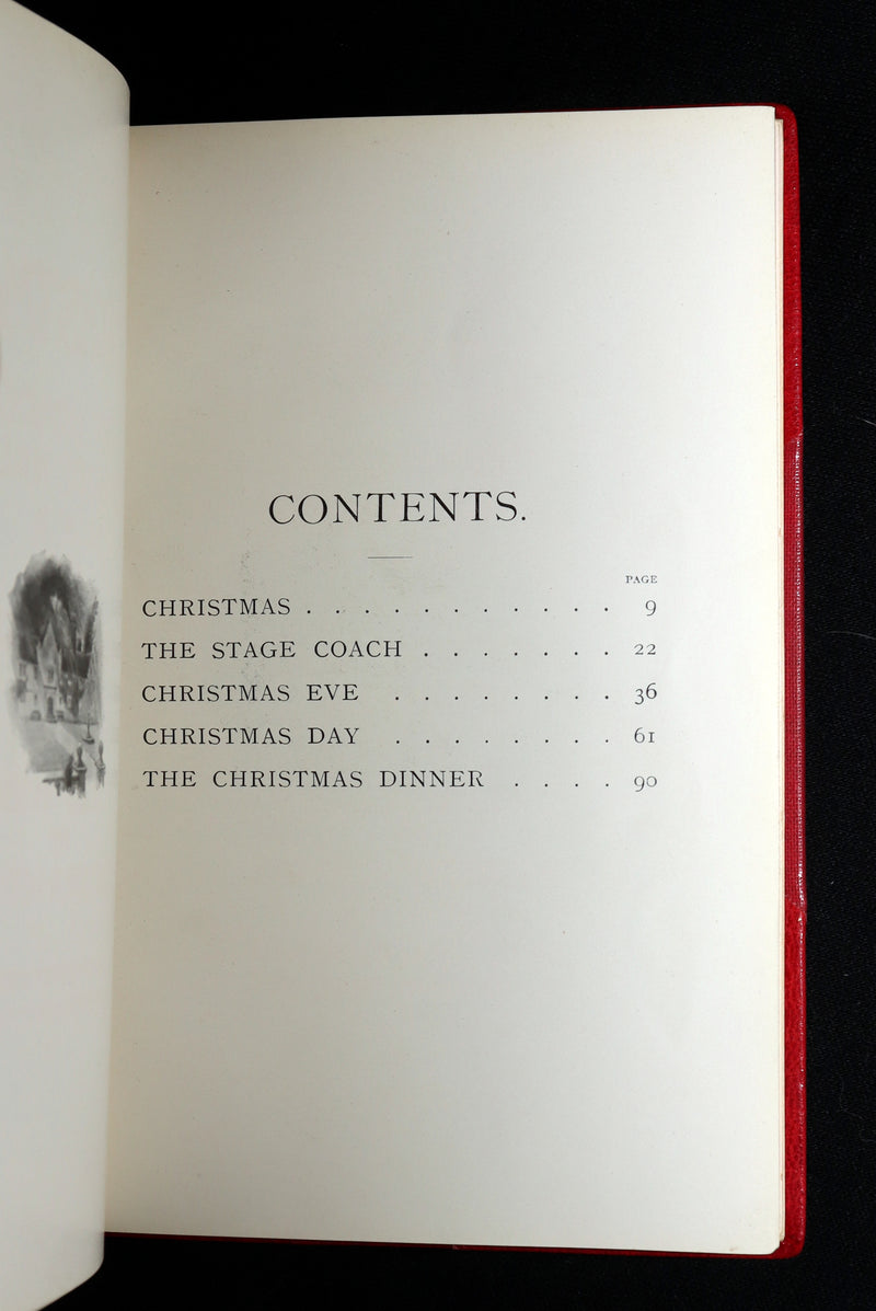 1904 First Arthur A. Dixon Illustrated Edition - Christmas at Bracebridge Hall