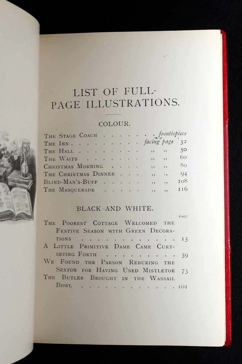 1904 First Arthur A. Dixon Illustrated Edition - Christmas at Bracebridge Hall