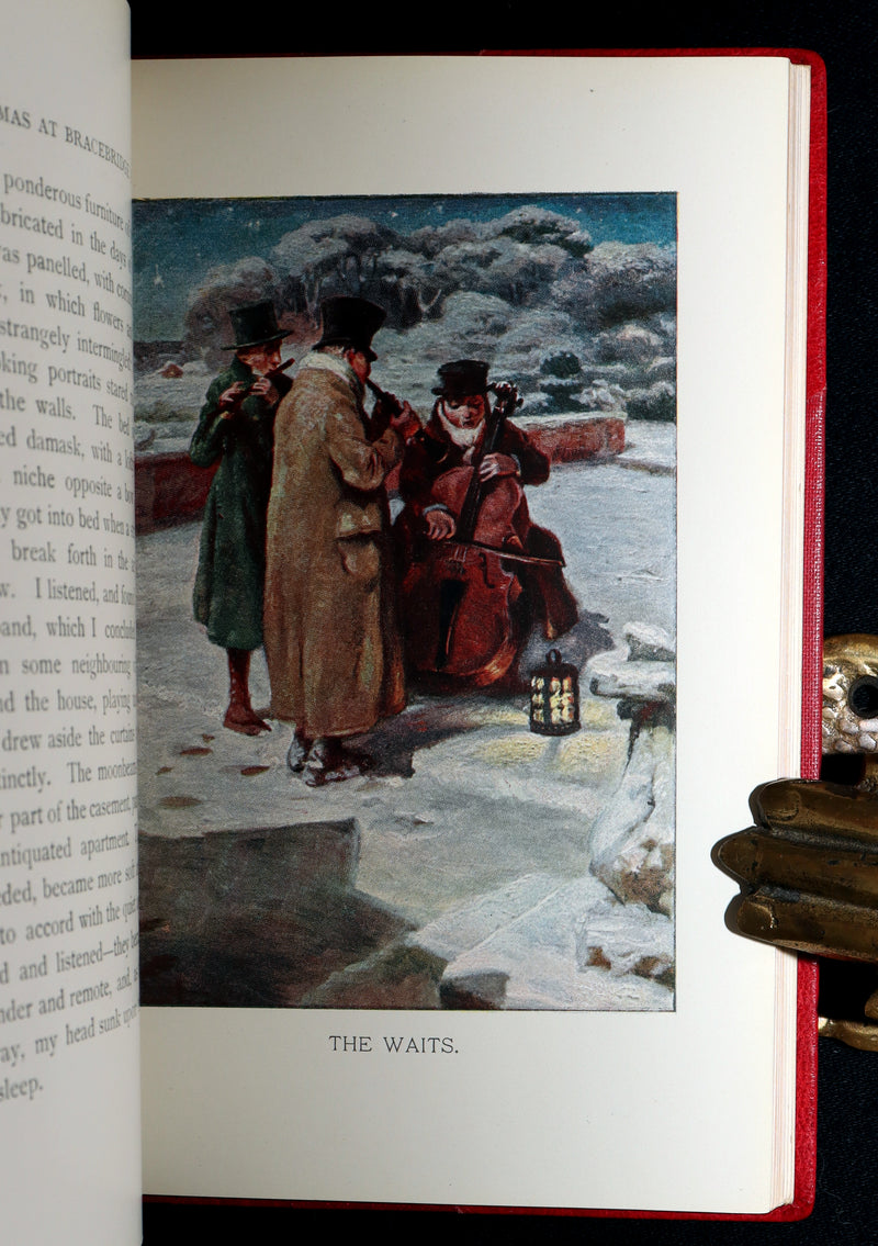 1904 First Arthur A. Dixon Illustrated Edition - Christmas at Bracebridge Hall