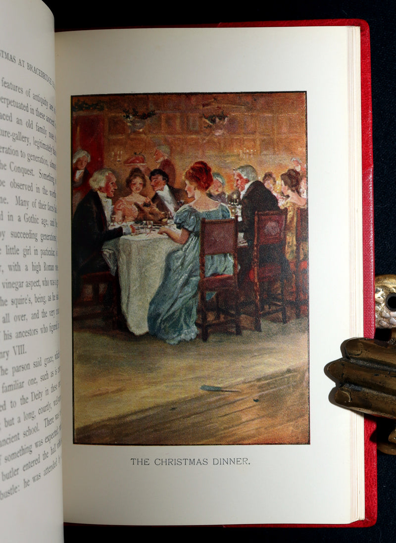1904 First Arthur A. Dixon Illustrated Edition - Christmas at Bracebridge Hall
