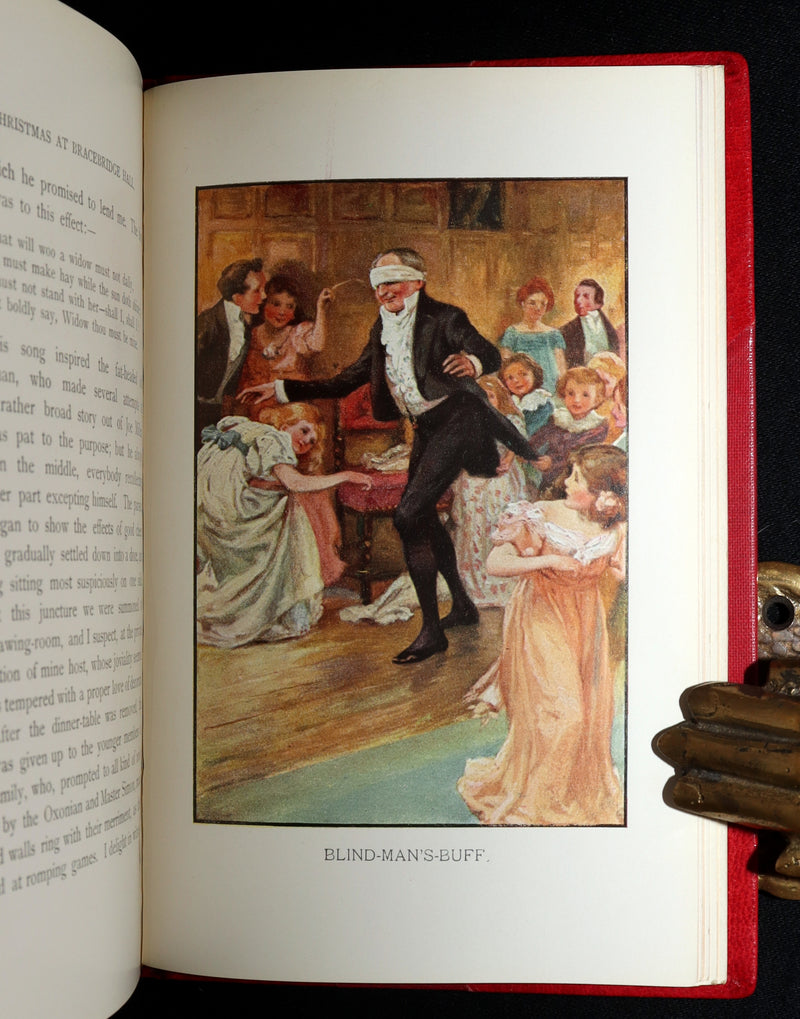1904 First Arthur A. Dixon Illustrated Edition - Christmas at Bracebridge Hall
