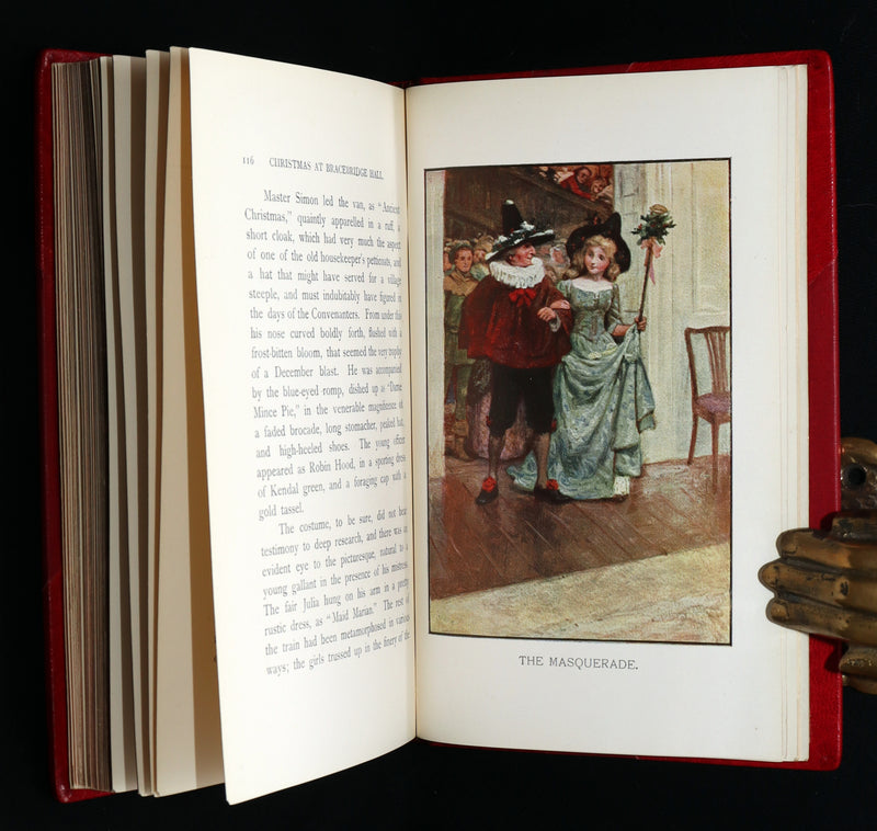 1904 First Arthur A. Dixon Illustrated Edition - Christmas at Bracebridge Hall