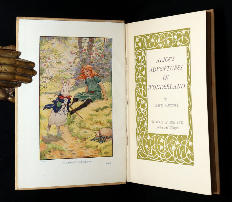 1920 Rare Book - Alice's Adventures in Wonderland Illustrated by Frank Adams