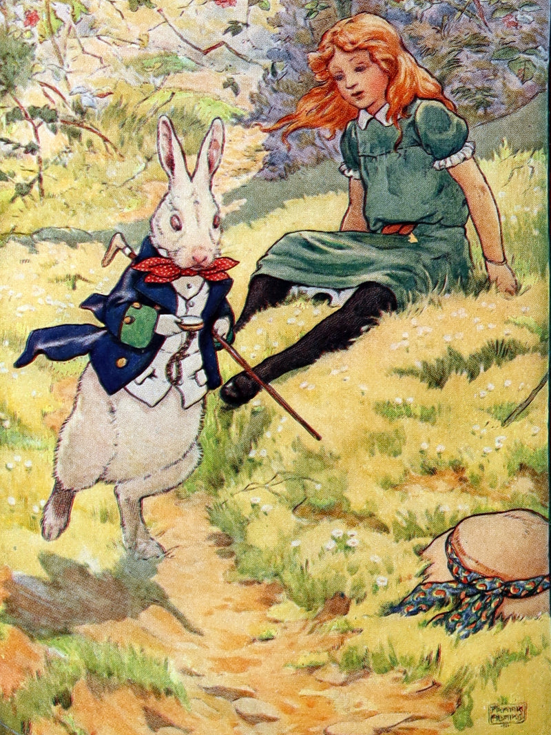 1920 Rare Book - Alice's Adventures in Wonderland Illustrated by Frank Adams