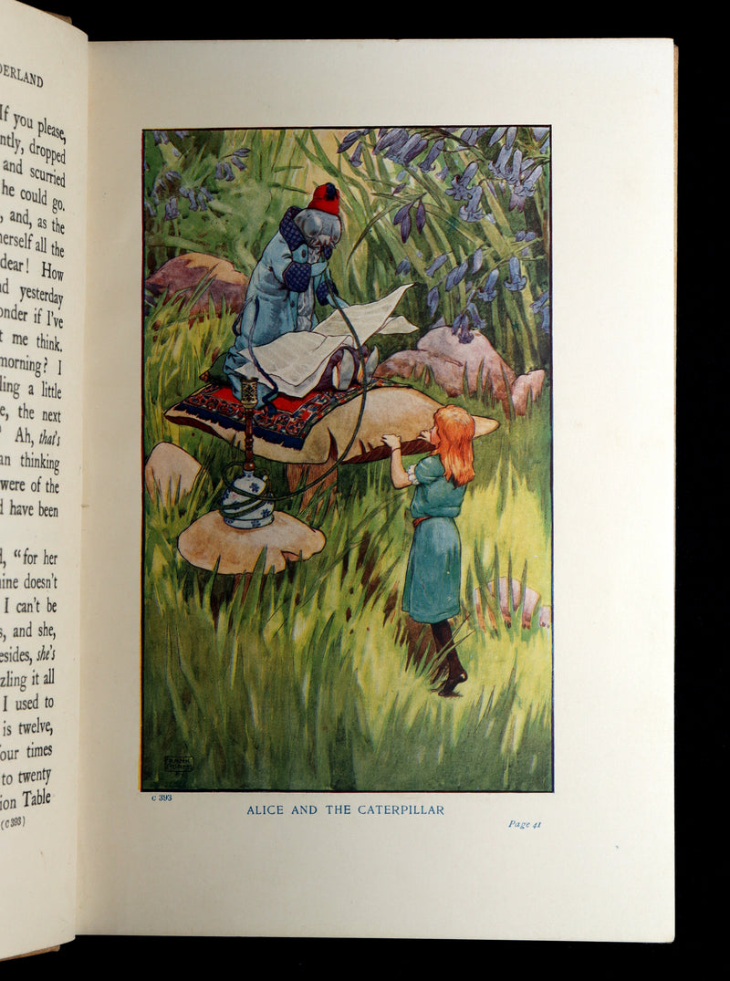 1920 Rare Book - Alice's Adventures in Wonderland Illustrated by Frank Adams