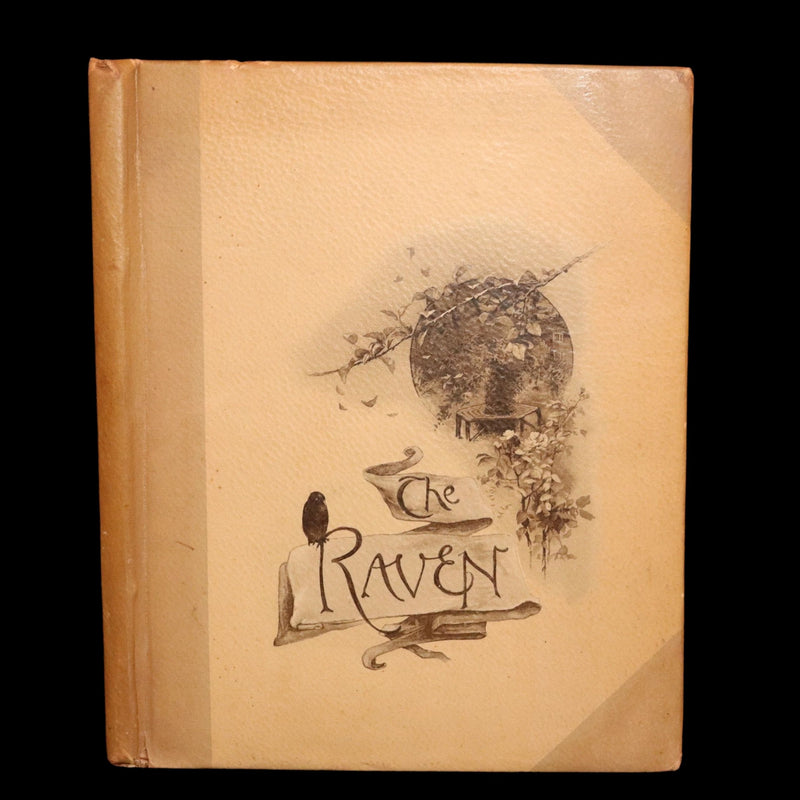 1889 Scarce Book - The Raven by Edgar Allan Poe, Illustrated by W. L. Taylor