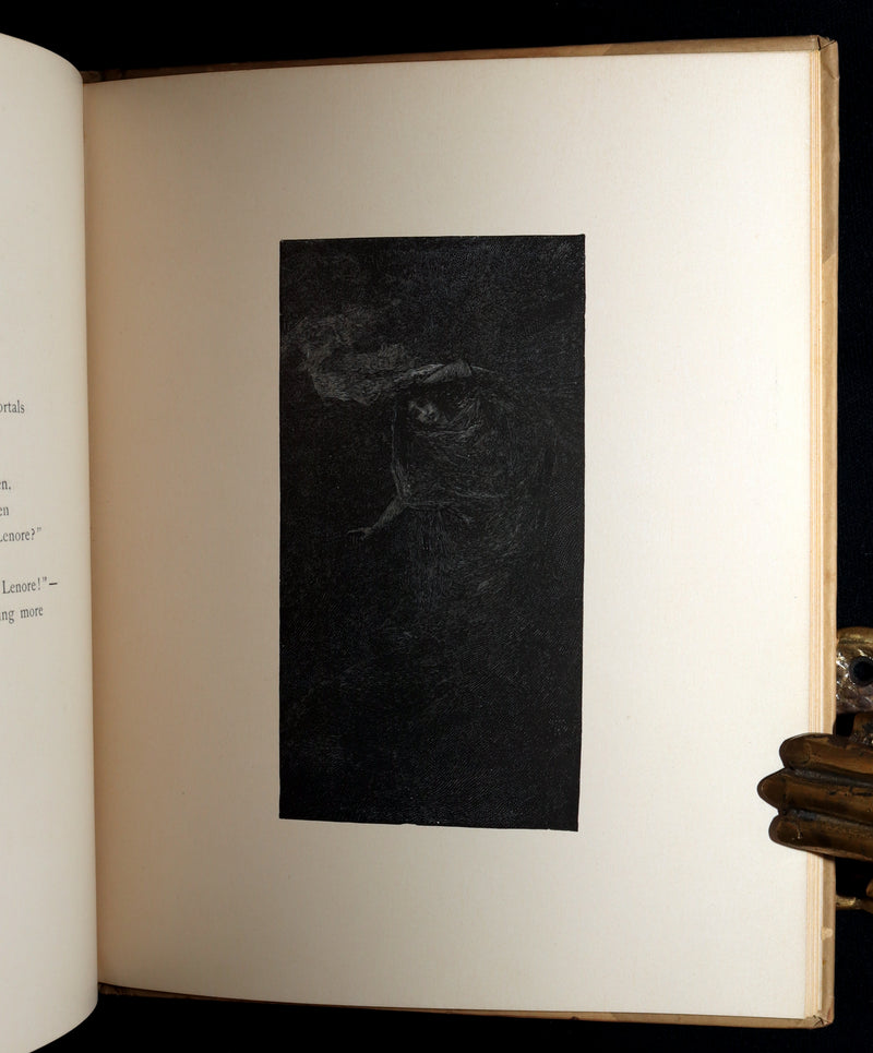 1889 Scarce Book - The Raven by Edgar Allan Poe, Illustrated by W. L. Taylor