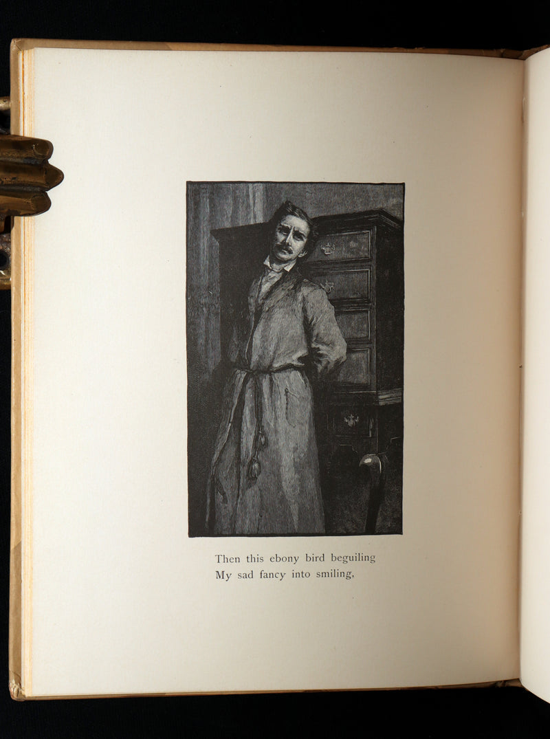 1889 Scarce Book - The Raven by Edgar Allan Poe, Illustrated by W. L. Taylor