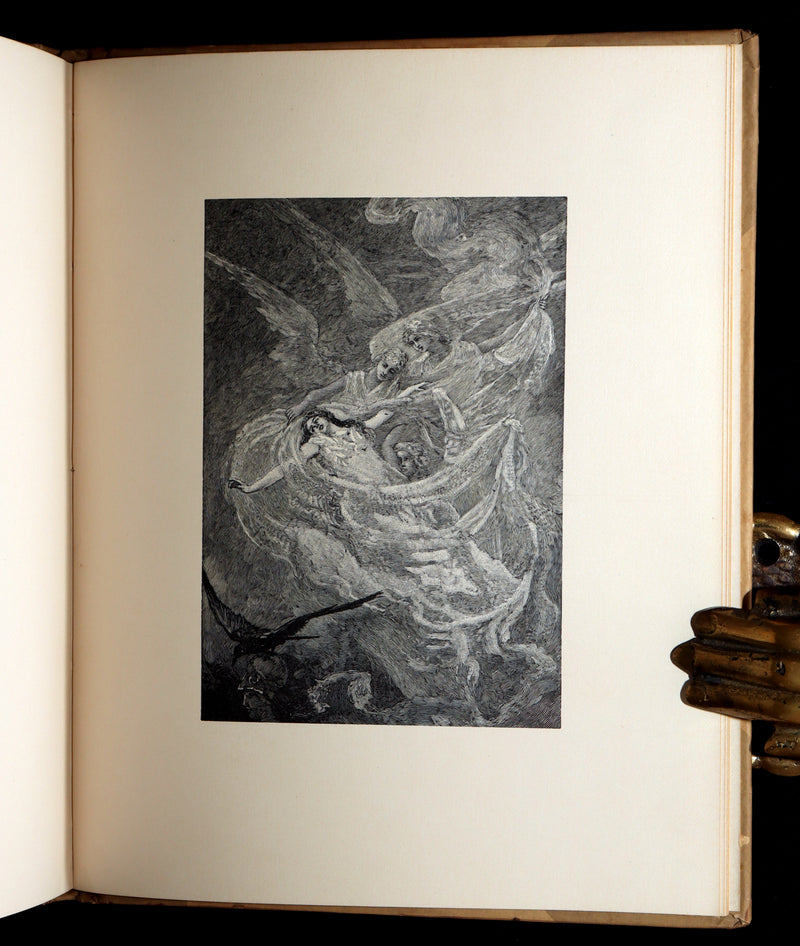 1889 Scarce Book - The Raven by Edgar Allan Poe, Illustrated by W. L. Taylor