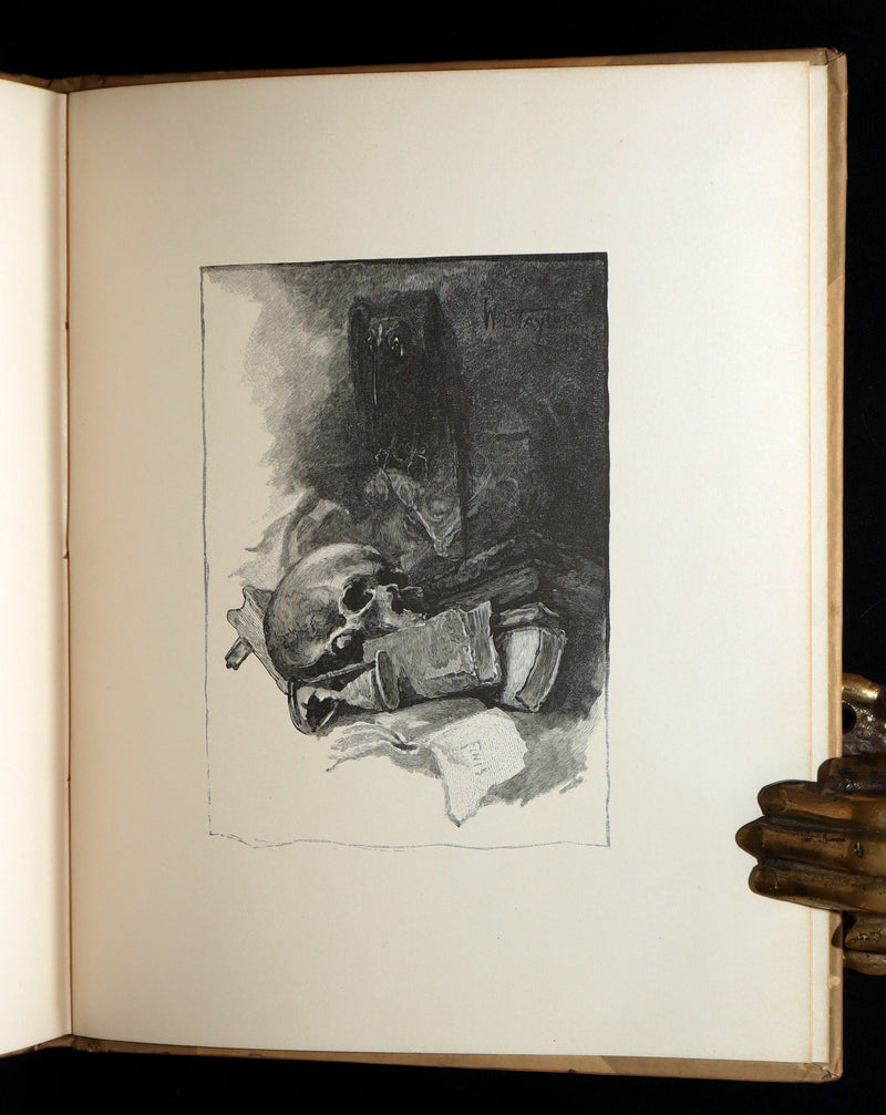 1889 Scarce Book - The Raven by Edgar Allan Poe, Illustrated by W. L. Taylor