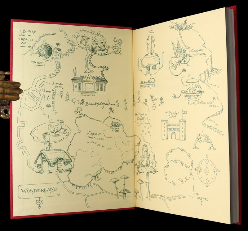 2019 Signed First Edition - Alice in Wonderland, Charles van Sandwyk Illustrator