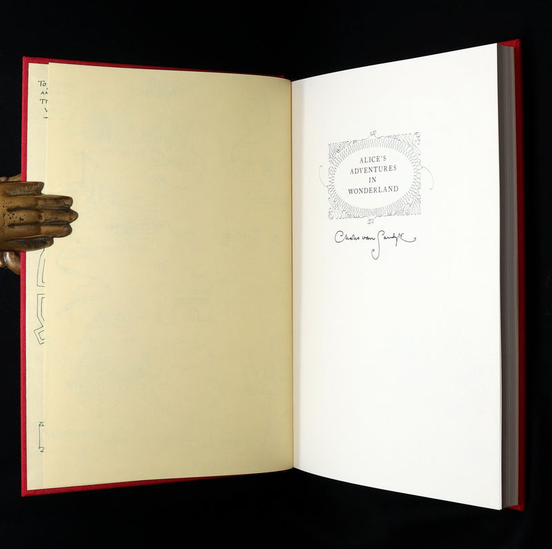 2019 Signed First Edition - Alice in Wonderland, Charles van Sandwyk Illustrator