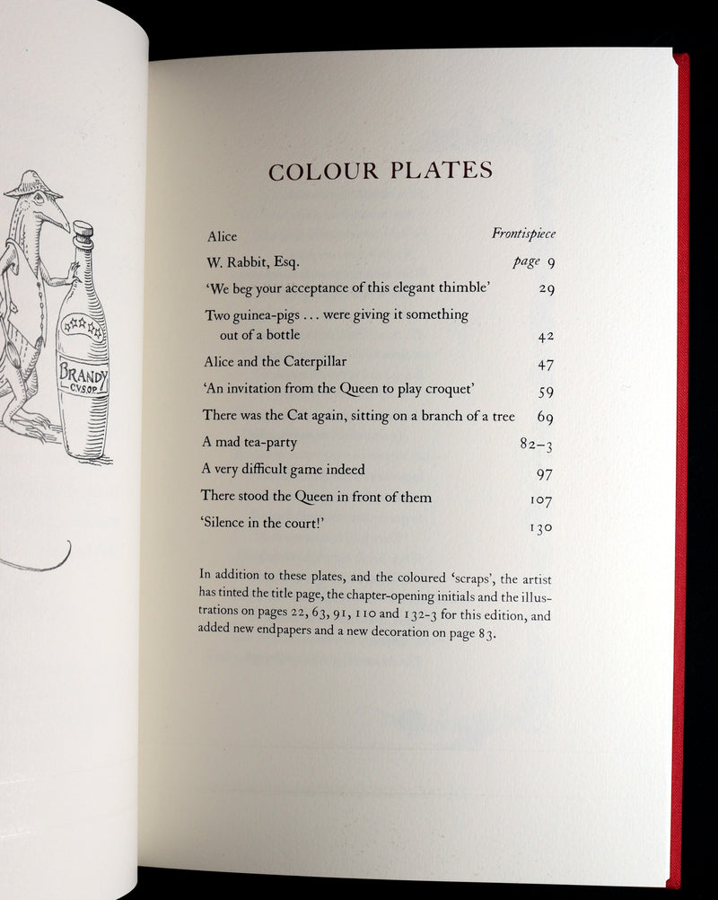 2019 Signed First Edition - Alice in Wonderland, Charles van Sandwyk Illustrator