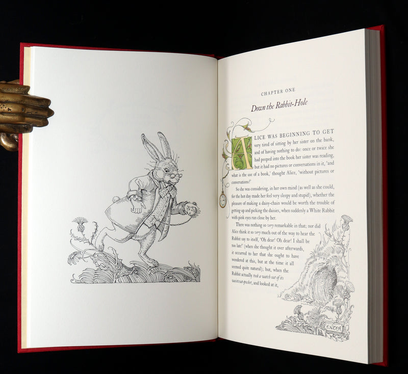 2019 Signed First Edition - Alice in Wonderland, Charles van Sandwyk Illustrator