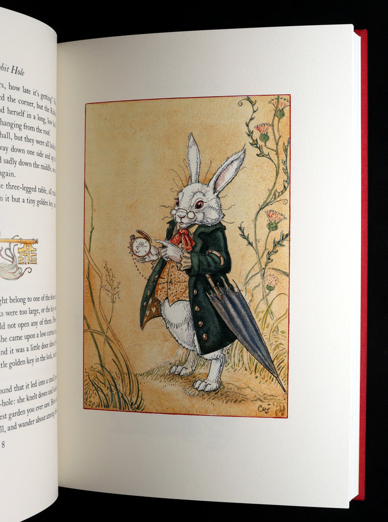 2019 Signed First Edition - Alice in Wonderland, Charles van Sandwyk Illustrator