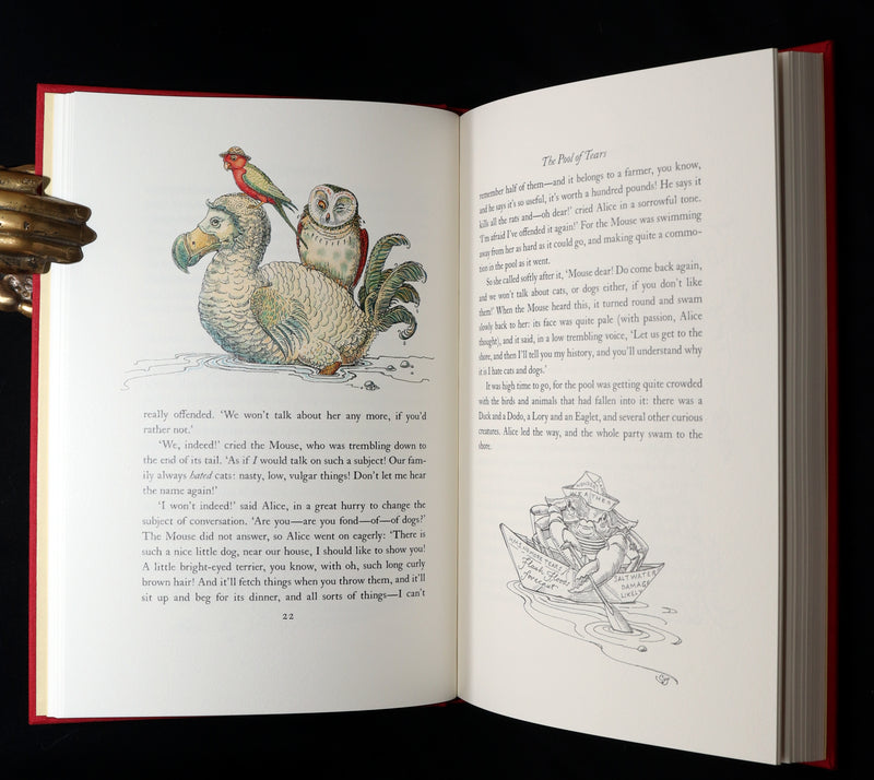 2019 Signed First Edition - Alice in Wonderland, Charles van Sandwyk Illustrator