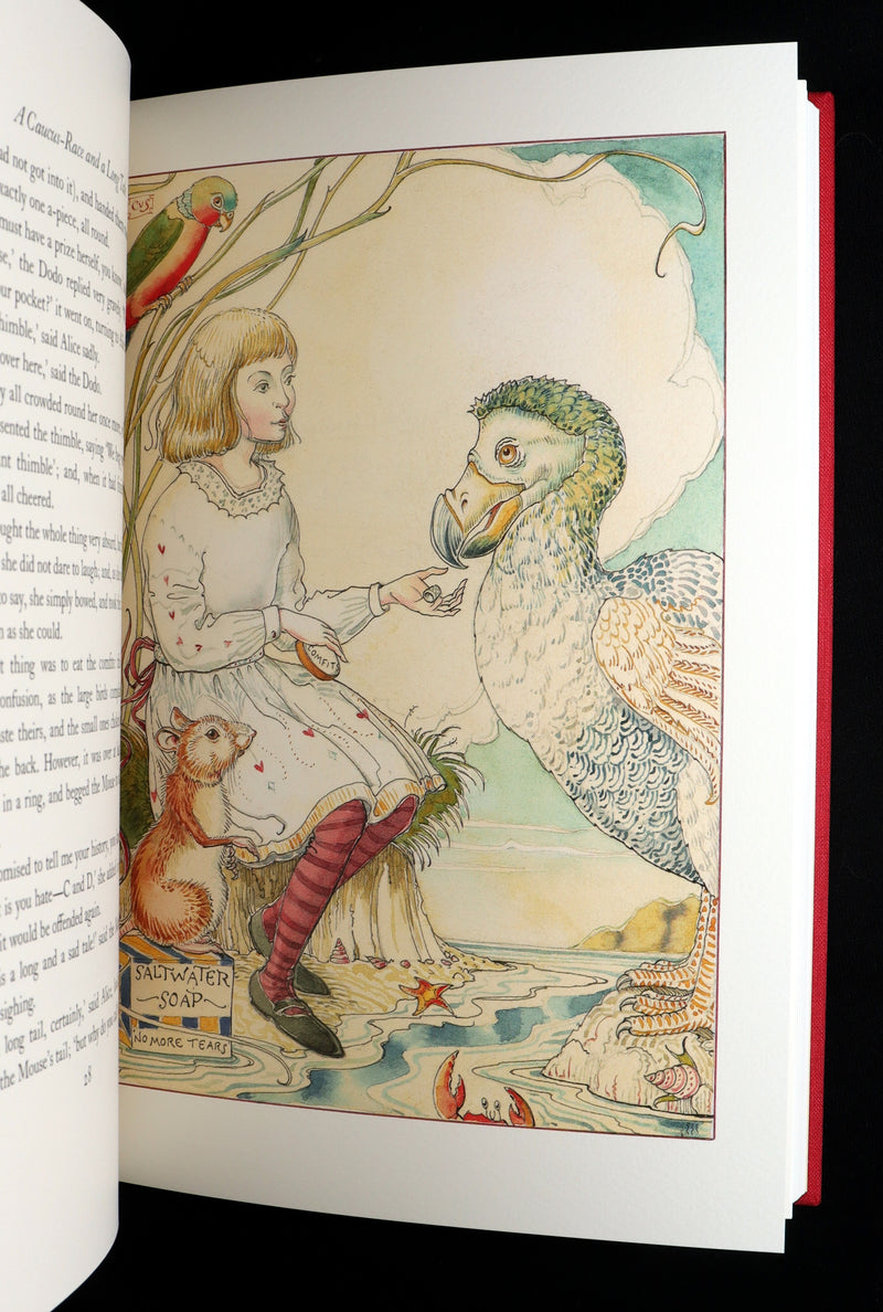2019 Signed First Edition - Alice in Wonderland, Charles van Sandwyk Illustrator