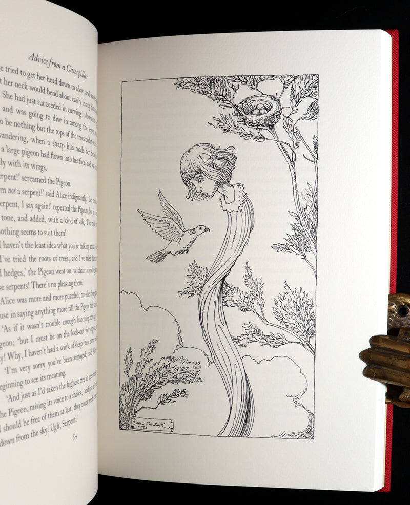 2019 Signed First Edition - Alice in Wonderland, Charles van Sandwyk Illustrator