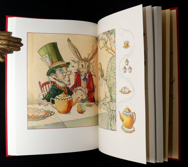 2019 Signed First Edition - Alice in Wonderland, Charles van Sandwyk Illustrator