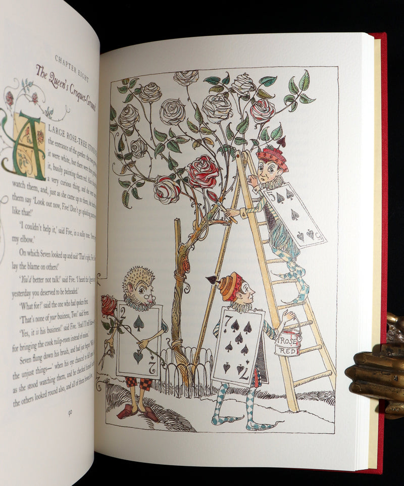 2019 Signed First Edition - Alice in Wonderland, Charles van Sandwyk Illustrator