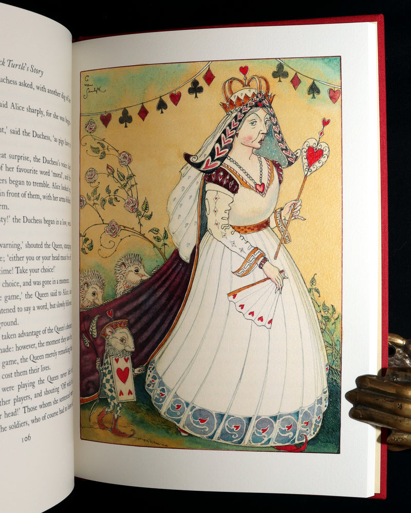 2019 Signed First Edition - Alice in Wonderland, Charles van Sandwyk Illustrator