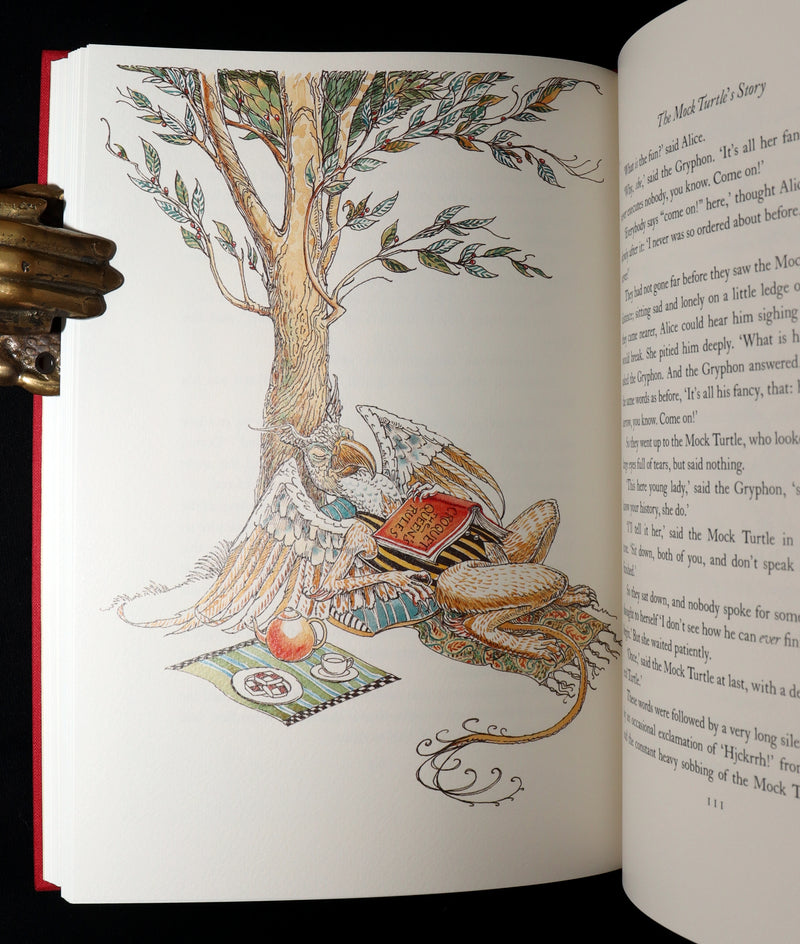 2019 Signed First Edition - Alice in Wonderland, Charles van Sandwyk Illustrator
