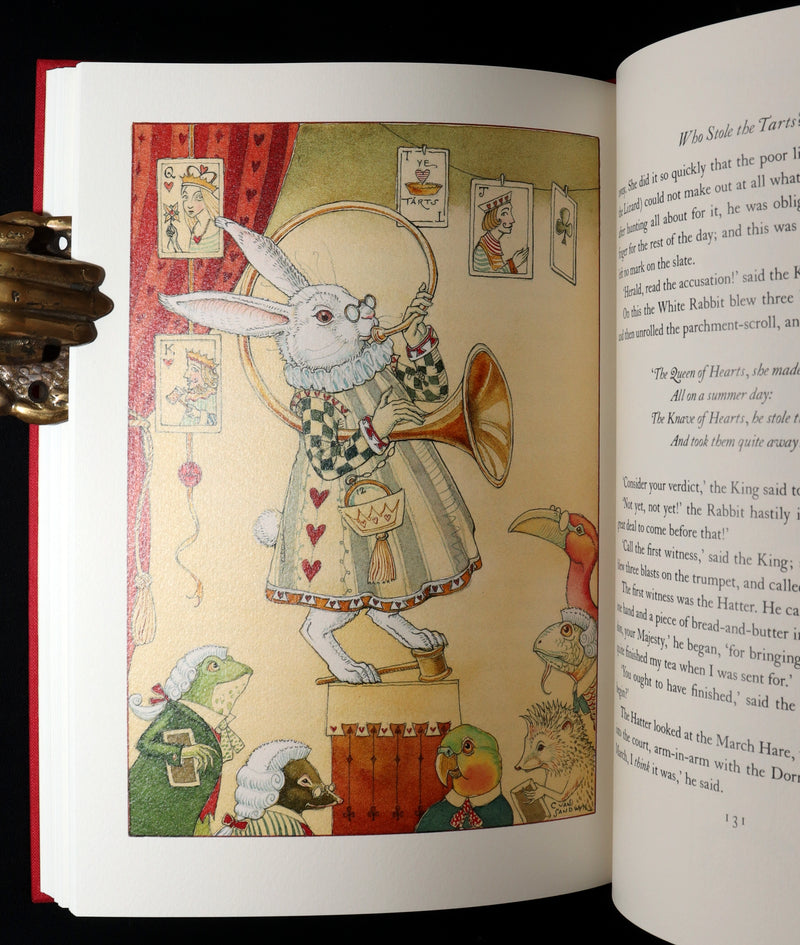 2019 Signed First Edition - Alice in Wonderland, Charles van Sandwyk Illustrator