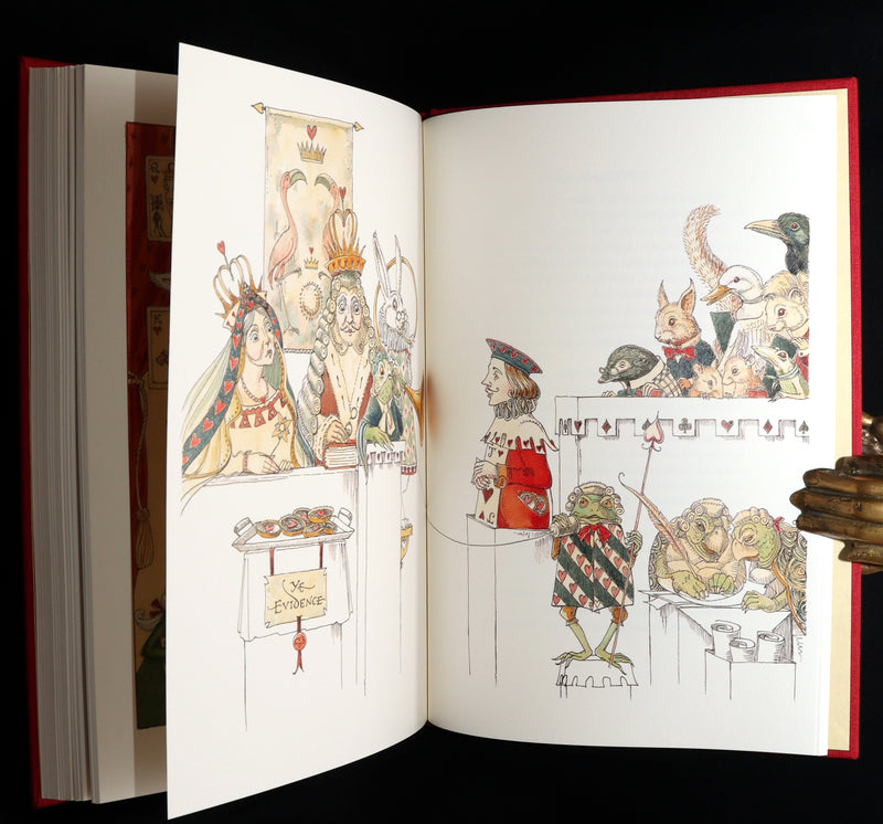 2019 Signed First Edition - Alice in Wonderland, Charles van Sandwyk Illustrator