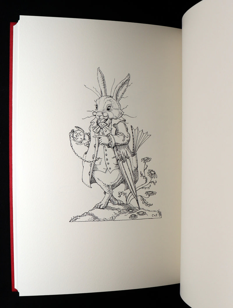 2019 Signed First Edition - Alice in Wonderland, Charles van Sandwyk Illustrator