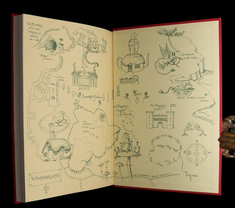 2019 Signed First Edition - Alice in Wonderland, Charles van Sandwyk Illustrator