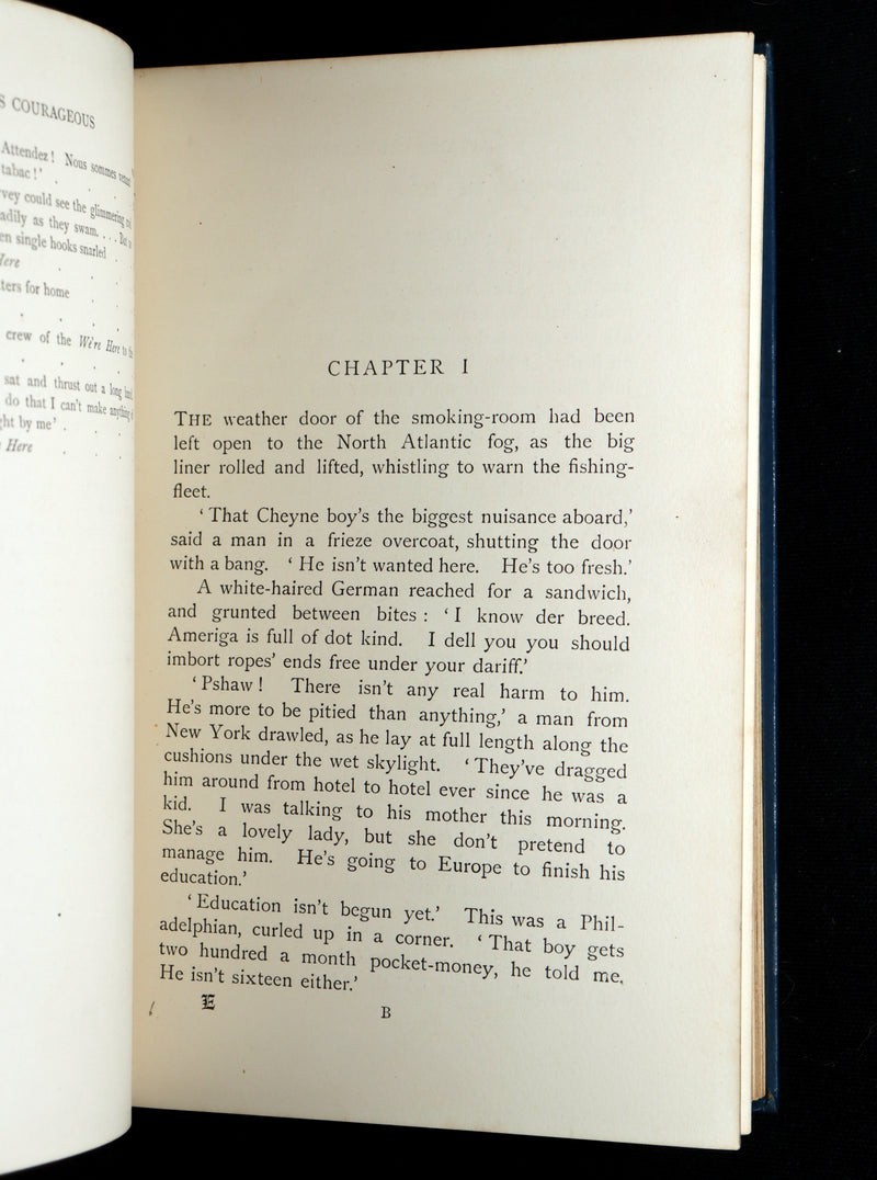 1897 Rare 1stED - Captains Courageous, Story of the Grand Banks by R. Kipling