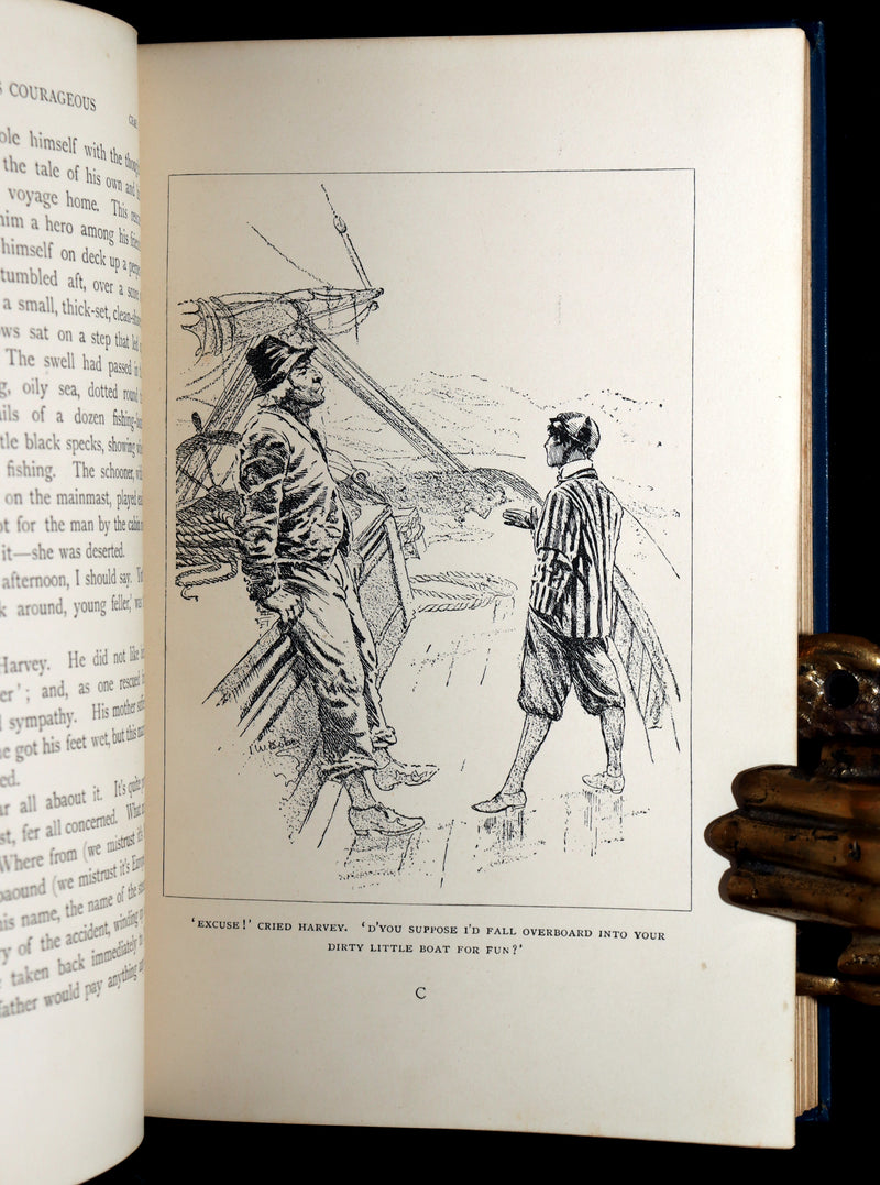 1897 Rare 1stED - Captains Courageous, Story of the Grand Banks by R. Kipling