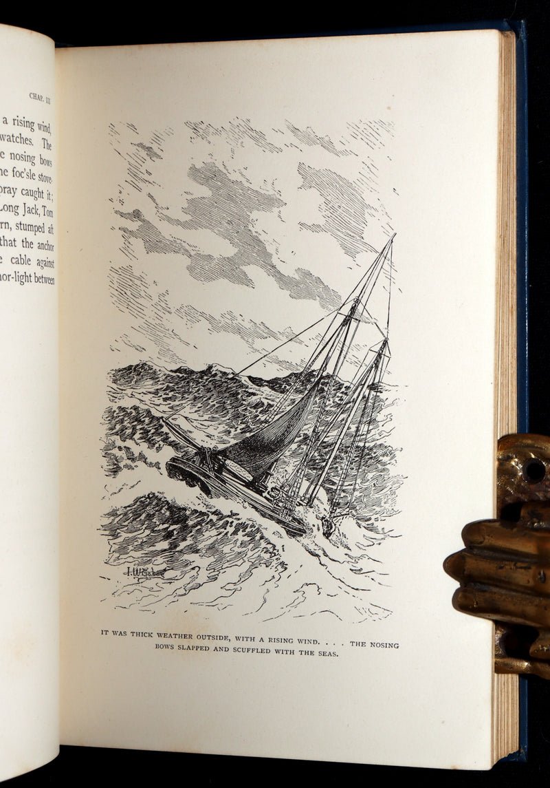 1897 Rare 1stED - Captains Courageous, Story of the Grand Banks by R. Kipling