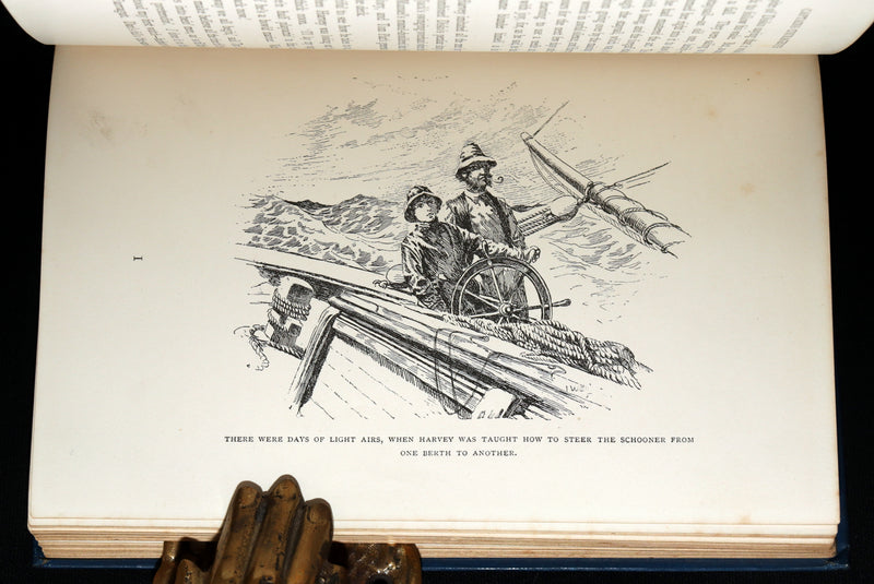 1897 Rare 1stED - Captains Courageous, Story of the Grand Banks by R. Kipling