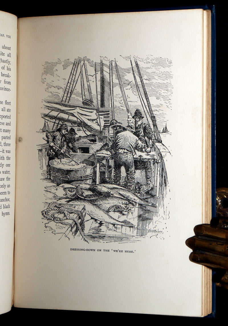 1897 Rare 1stED - Captains Courageous, Story of the Grand Banks by R. Kipling