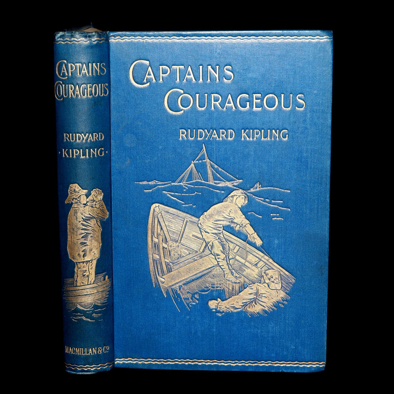 1897 Rare 1stED - Captains Courageous, Story of the Grand Banks by R. Kipling
