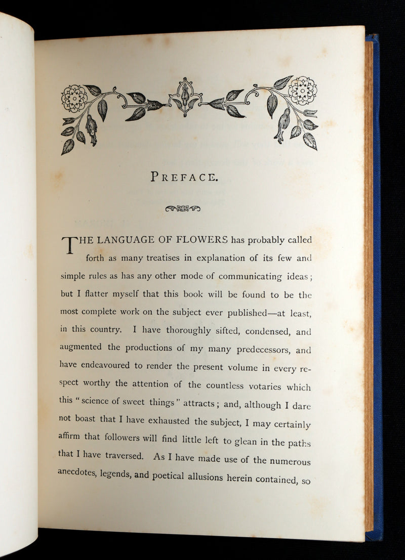 1882 Scarce Floriography Book - Flora Symbolica, The Language of Flowers