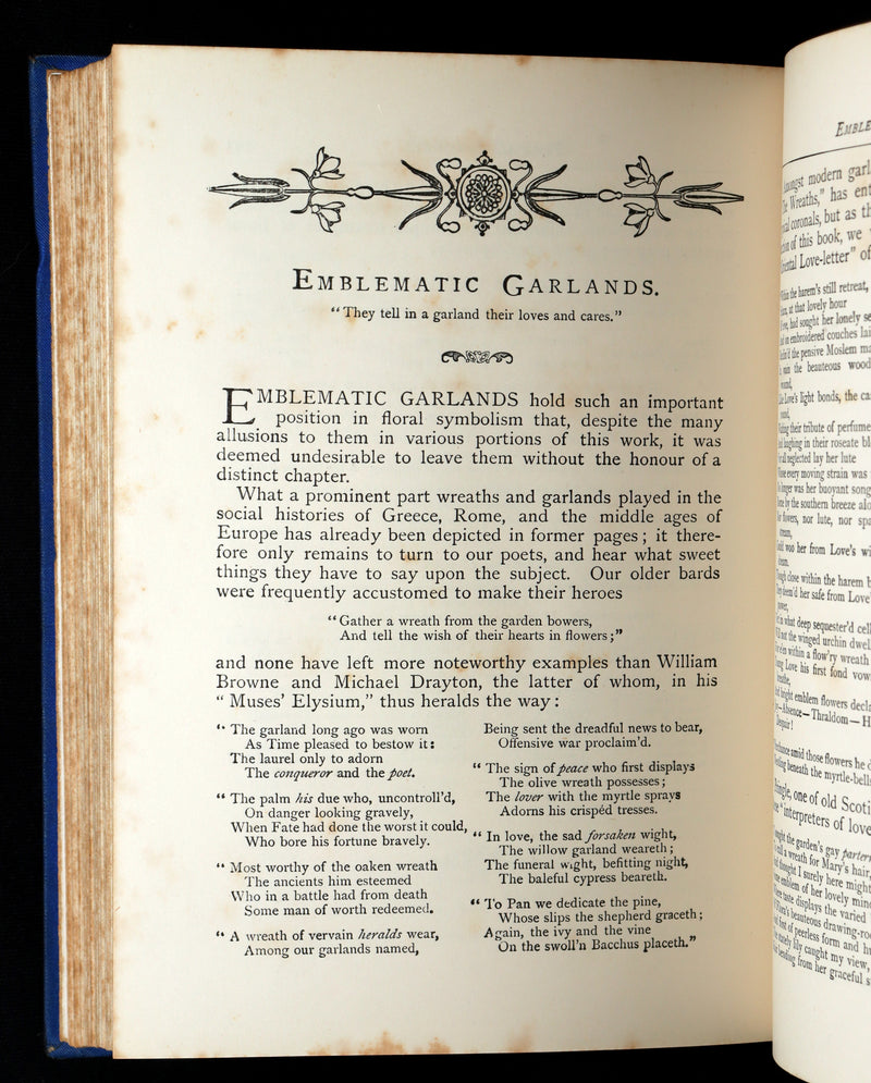 1882 Scarce Floriography Book - Flora Symbolica, The Language of Flowers