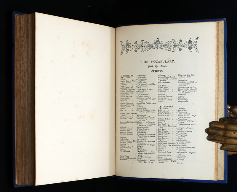 1882 Scarce Floriography Book - Flora Symbolica, The Language of Flowers