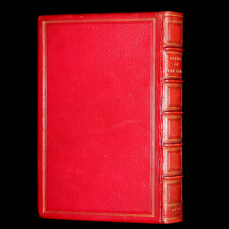 1859 Rare 1stED bound by Nutt - Idylls of the King Arthur by Alfred Tennyson