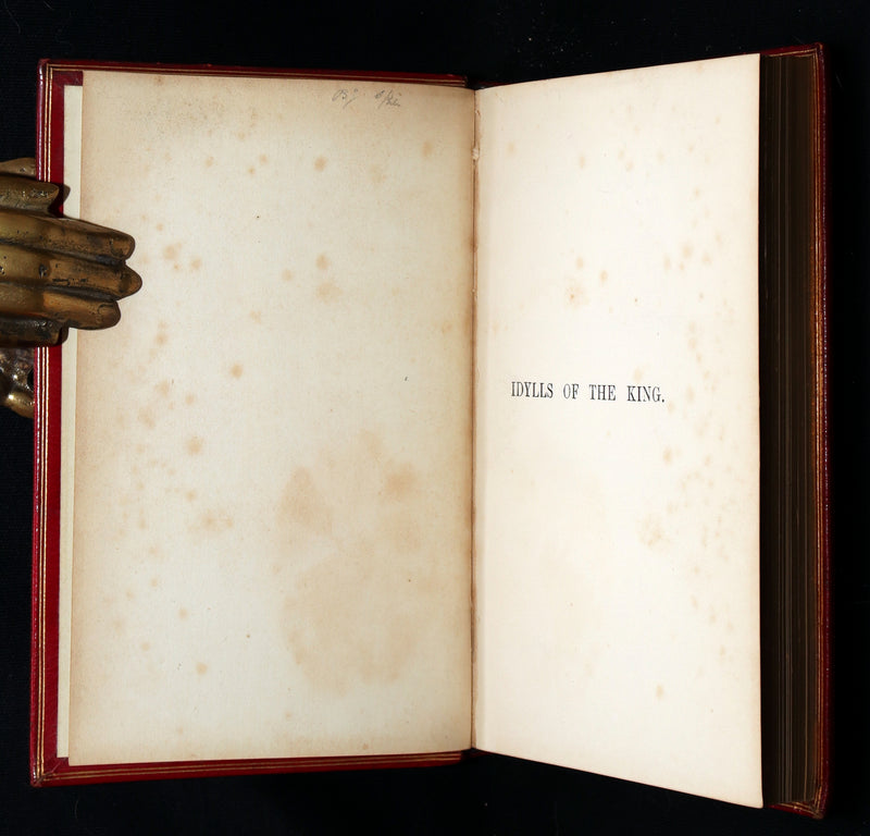 1859 Rare 1stED bound by Nutt - Idylls of the King Arthur by Alfred Tennyson