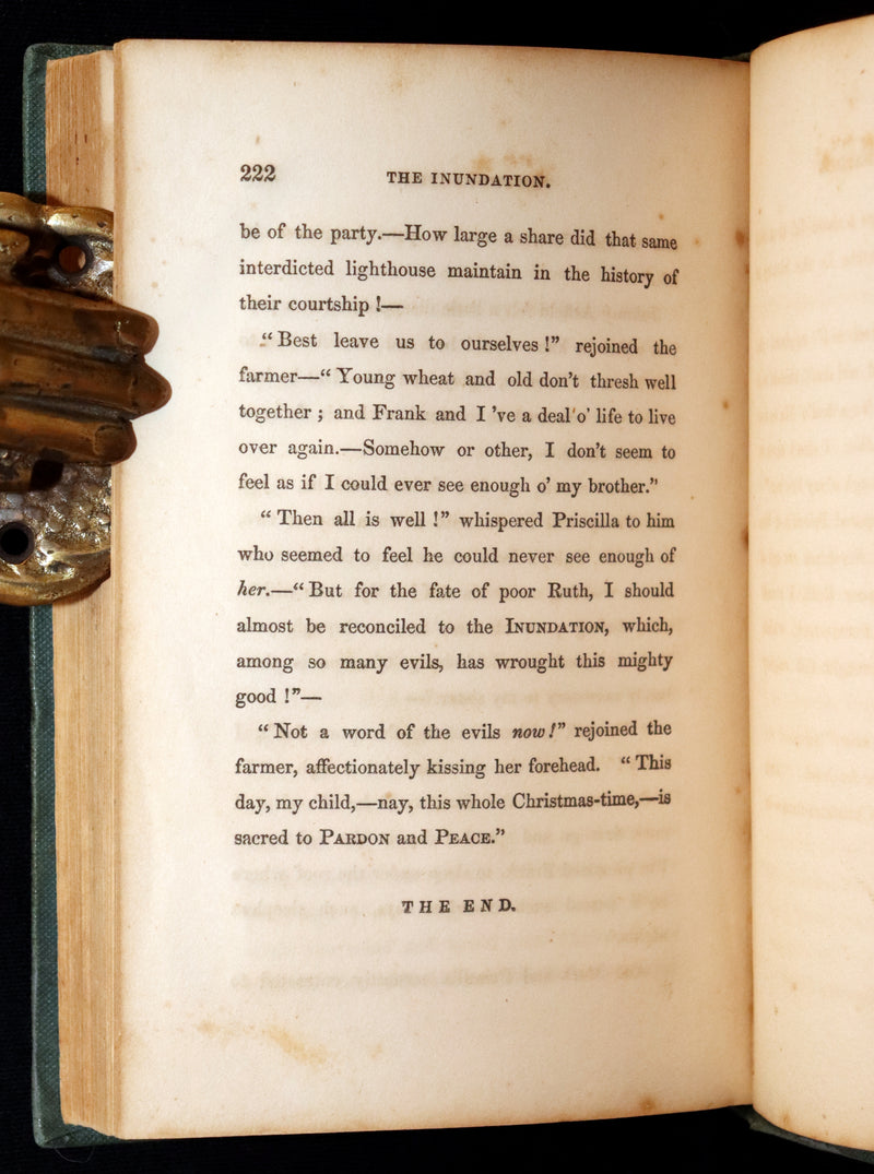 1847 Rare First Edition - The Inundation or, Pardon and Peace. A Christmas Story