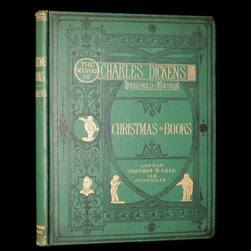 1876 Rare Book - Christmas Books (A Christmas Carol, etc.) by Charles Dickens