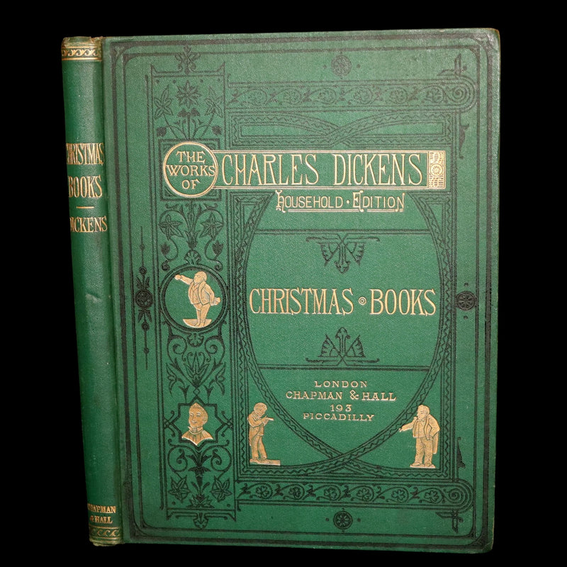1876 Rare Book - Christmas Books (A Christmas Carol, etc.) by Charles Dickens