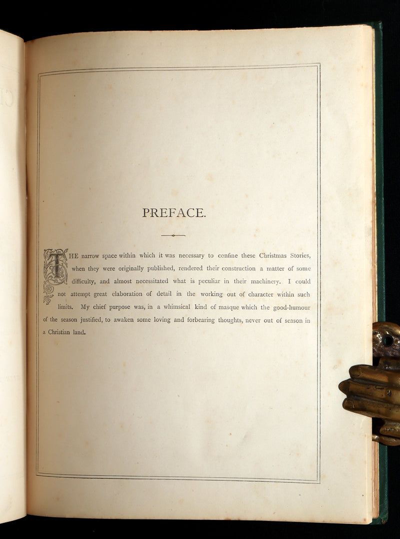1876 Rare Book - Christmas Books (A Christmas Carol, etc.) by Charles Dickens