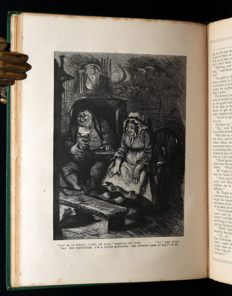 1876 Rare Book - Christmas Books (A Christmas Carol, etc.) by Charles Dickens