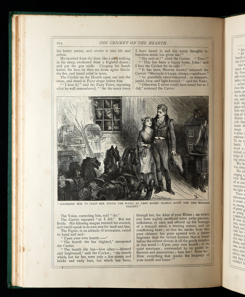 1876 Rare Book - Christmas Books (A Christmas Carol, etc.) by Charles Dickens