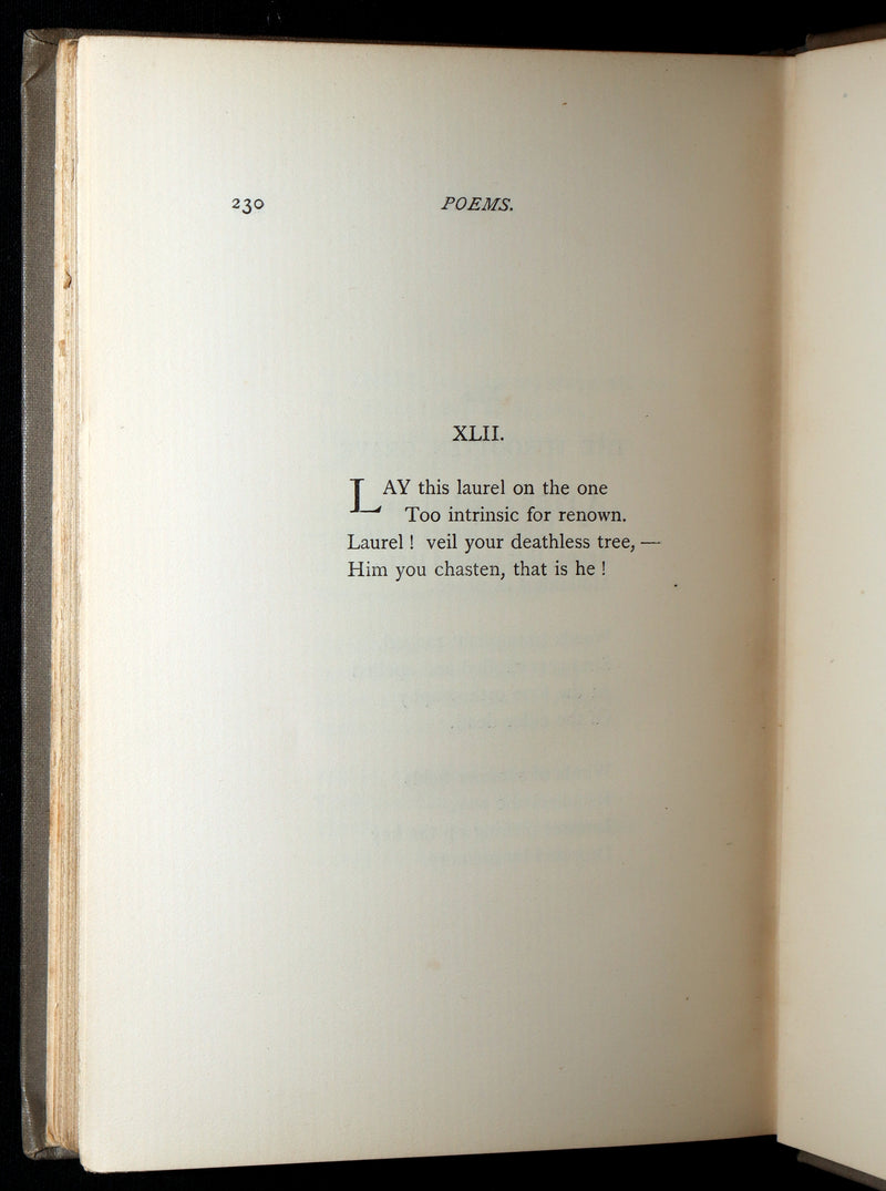 1893 Rare Book - Poems. Second Series. By Emily Dickinson