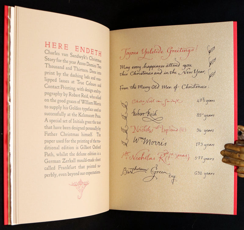 2013 Rare 1stED - An Unexpected Gift, A Christmas Tale by Charles van Sandwyk