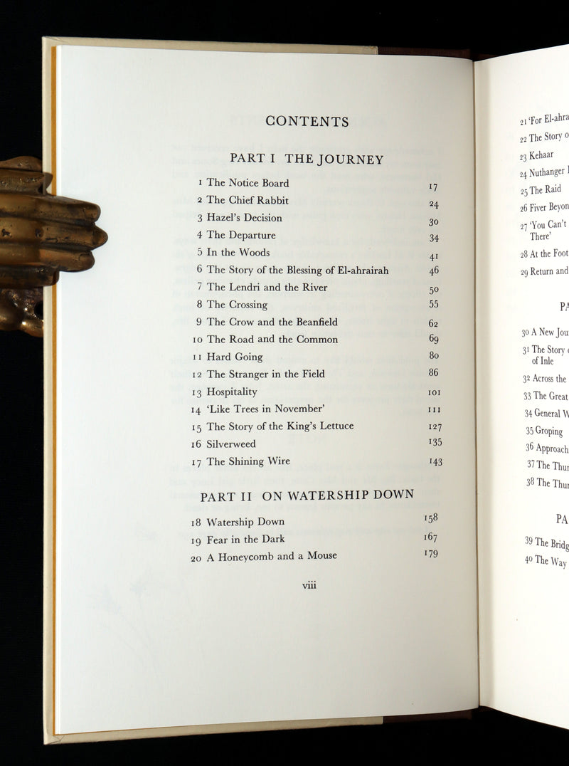 1976 Rare First Illustrated Edition - Watership Down Signed by John Lawrence